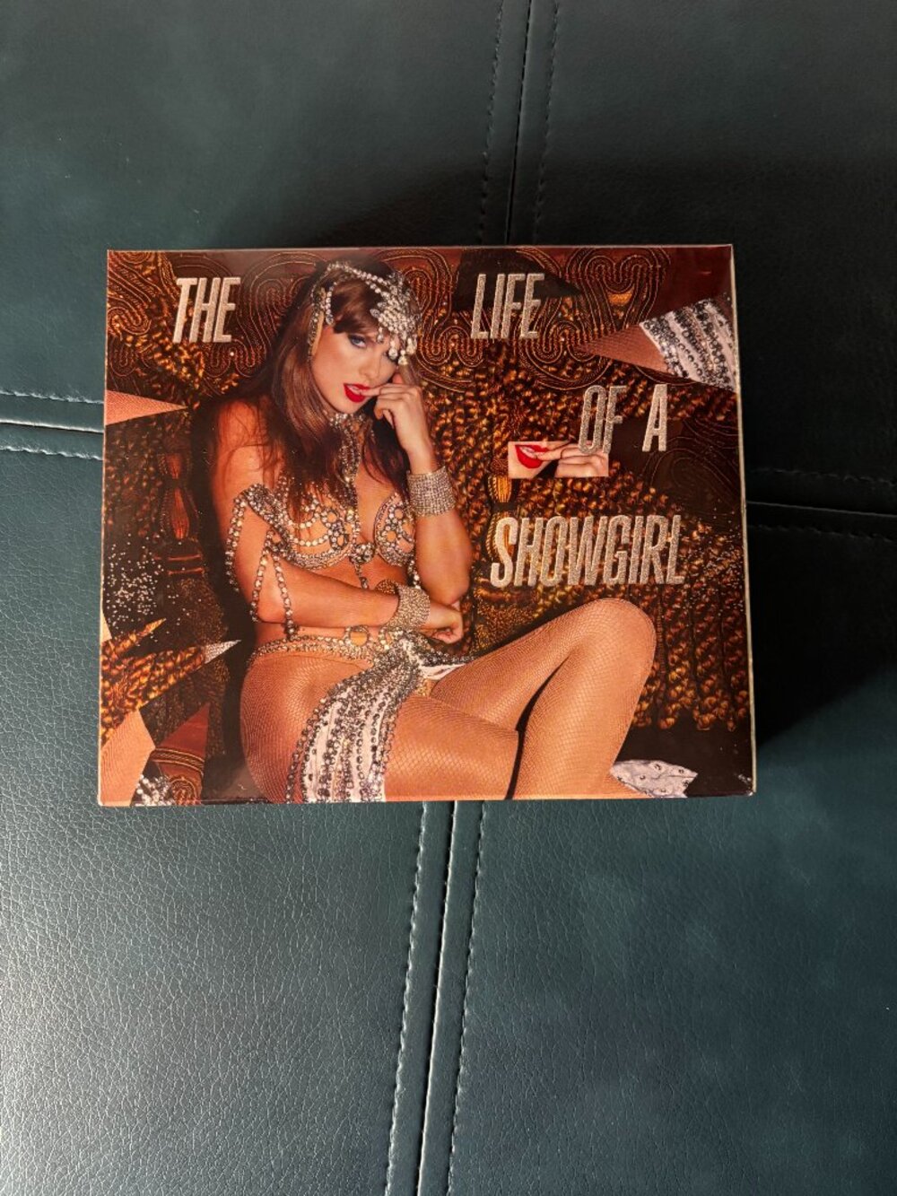 Taylor Swift The Life of a Showgirl CD, Opalite Bracelet, and Photo Cards Set
